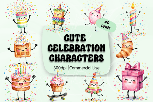 Bringing Joy to Design with Cute Celebration Characters
