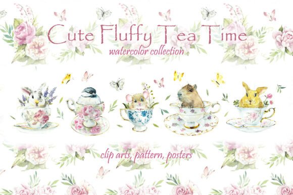 Cute Fluffy Tea Time: Crafting Whimsical Brand Identities