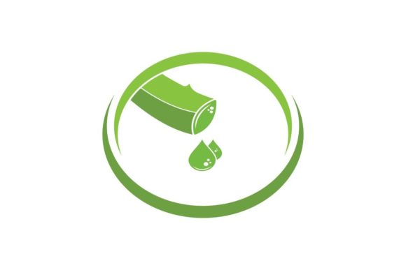 Designing with Nature: The Aloe Vera Logo Icon Vector