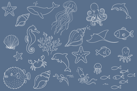 Under the Sea Doodle Clipart: A Creative Deep Dive