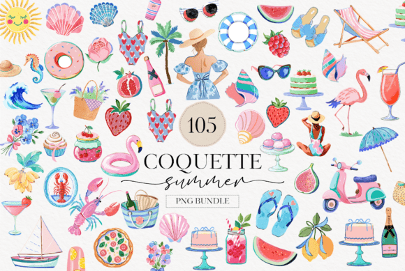 Watercolor Coquette Summer Clipart: A Designer’s Guide